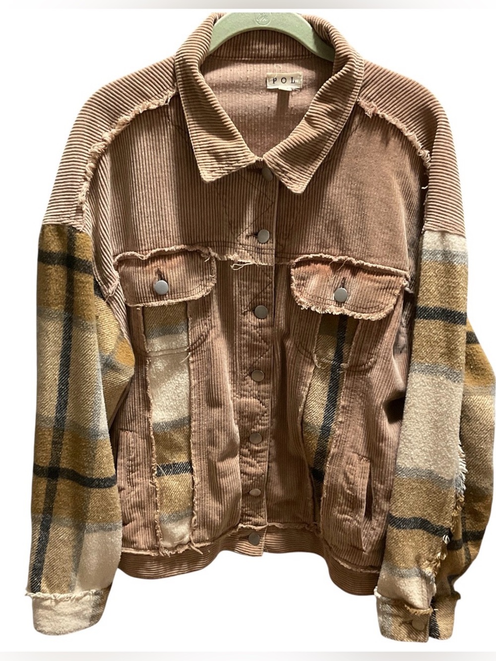 POL Corduroy women’s M distressed Jacket ..YWJ17A